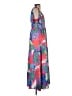 Umgee 100% Polyester Tropical Blue Casual Dress Size S - photo 4