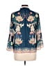 Jealous Tomato 100% Polyester Teal 3/4 Sleeve Blouse Size L - photo 2