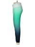 Athleta Color Block Green Active Pants Size M (tall) - photo 5