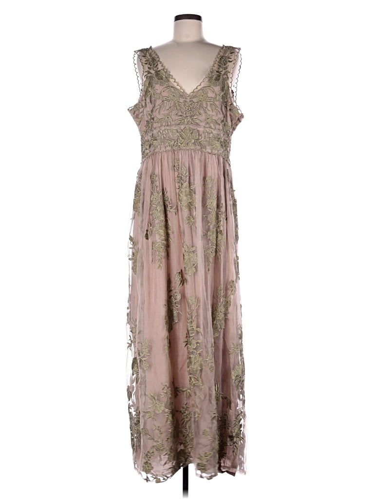 Pre-owned Bhldn Cocktail Dress In Gray