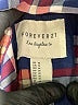 Forever 21 Plaid Red Long Sleeve Button-Down Shirt Size M - photo 7