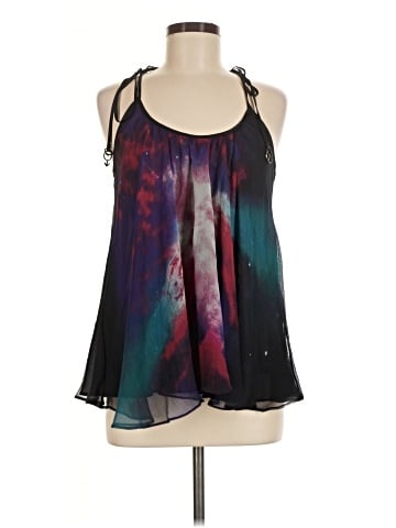 Affliction Sleeveless Silk Top (view 1)