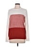 Kim Rogers Color Block Red Pullover Sweater Size L - photo 1