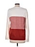 Kim Rogers Color Block Red Pullover Sweater Size L - photo 2