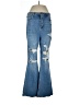 Cello Jeans Hearts Blue Jeans Size 4 - photo 1