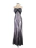 Atelier Alyce 100% Polyester Metallic Silver Cocktail Dress Size 6 - photo 1
