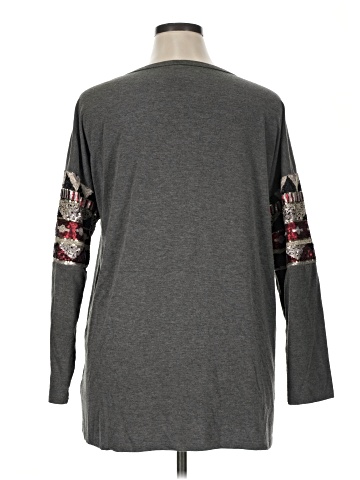 Pink Owl 3/4 Sleeve T-Shirt (view 2)