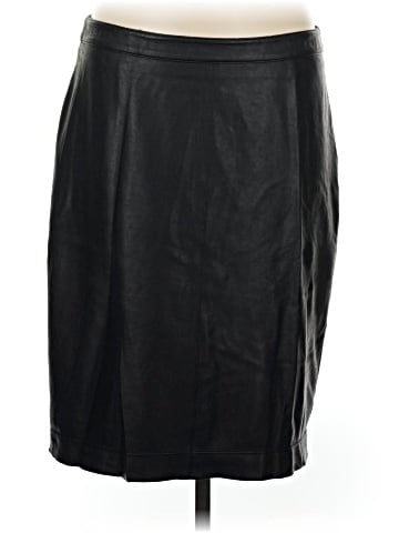 L.K. Bennett Faux Leather Skirt (view 1)