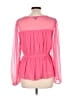 Venus Pink Long Sleeve Blouse Size L - photo 2