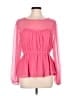 Venus Pink Long Sleeve Blouse Size L - photo 1
