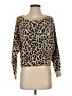 Jessica Simpson Animal Print Tan Pullover Sweater Size XS - photo 1