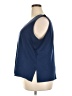 MING WANG Blue Sleeveless Top Size 3X - photo 5