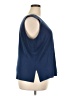 MING WANG Blue Sleeveless Top Size 3X - photo 4