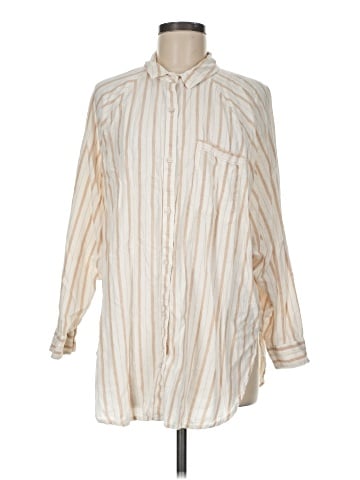 Aerie Long Sleeve Button-Down Shirt (view 1)