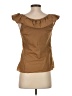 Allison Taylor 100% Cotton Brown Sleeveless Blouse Size S - photo 2