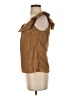 Allison Taylor 100% Cotton Brown Sleeveless Blouse Size S - photo 5