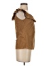 Allison Taylor 100% Cotton Brown Sleeveless Blouse Size S - photo 4