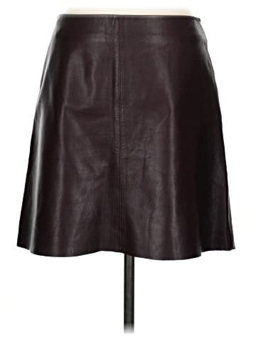 Theory Faux Leather Skirt (view 1)