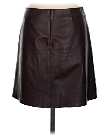 Theory Faux Leather Skirt (view 2)