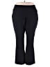 Croft & Barrow Solid Black Active Pants Size 20W - photo 1