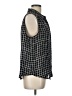 Elle 100% Polyester Black Sleeveless Blouse Size L - photo 4