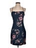 BCBGeneration Floral Blue Cocktail Dress Size 4 - photo 1