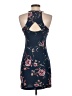 BCBGeneration Floral Blue Cocktail Dress Size 4 - photo 2