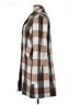 Paige Checkered-gingham Brown Coat Size XL - photo 5