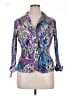 Alberto Makali 100% Cotton Print Purple Blazer Size XL - photo 1