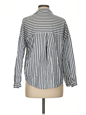 Zara TRF 3/4 Sleeve Button-Down Shirt (view 2)