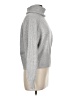 Elodie Solid Gray Turtleneck Sweater Size M - photo 4