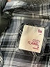 SO 100% Cotton Plaid Gray Long Sleeve Button-Down Shirt Size M - photo 7
