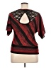 Iz Byer Red Short Sleeve Top Size XL - photo 2