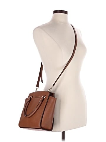 MICHAEL Michael Kors Leather Satchel (view 2)