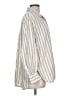 Old Navy Stripes Ivory Long Sleeve Button-Down Shirt Size L - photo 4