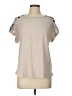 Fred David Tan Short Sleeve Top Size L - photo 1