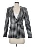 Express Houndstooth Gray Blazer Size 4 - photo 1