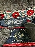 Lucky Brand Paisley Multi Color Brown Long Sleeve Blouse Size 2X - photo 7