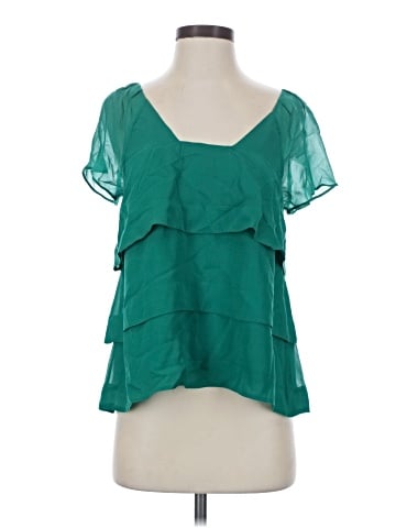 Banana Republic Short Sleeve Silk Top (view 1)