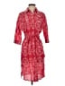 Zara Paisley Red Casual Dress Size XS - photo 1