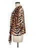 Adrienne Animal Print Tan Kimono Size M - photo 5