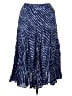Avenue Chevron-herringbone Blue Casual Skirt Size 14 Plus - photo 1
