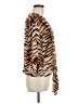 Adrienne Animal Print Tan Kimono Size M - photo 4