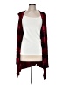 Joseph A. 100% Rayon Plaid Red Cardigan Size M - photo 1