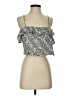Forever 21 100% Rayon Silver Sleeveless Blouse Size L - photo 1