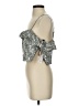Forever 21 100% Rayon Silver Sleeveless Blouse Size L - photo 5