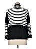 Rafaella 100% Cotton Stripes Black Track Jacket Size XL (petite) - photo 2