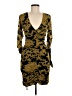 Pinko Camo Gold Cocktail Dress Size M - photo 1