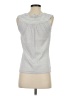 August Silk Gray Sleeveless Blouse Size S - photo 2