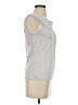 August Silk Gray Sleeveless Blouse Size S - photo 4